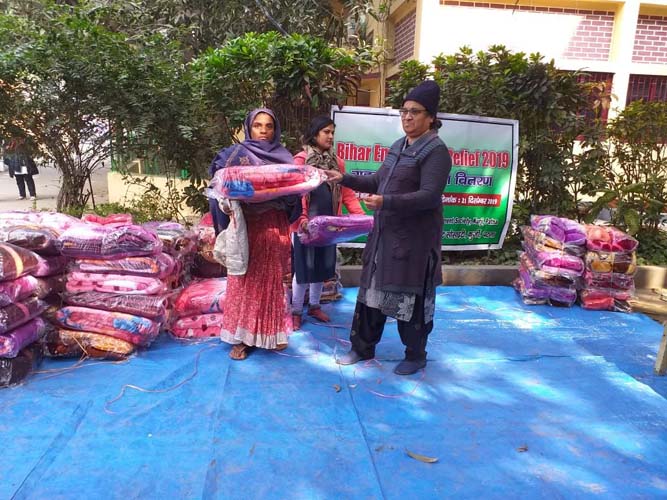 Distribution of Blankets