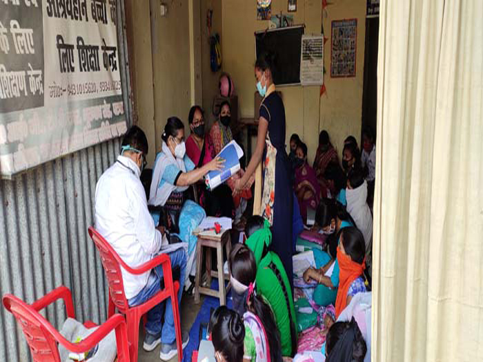 Examination at our sewing centers