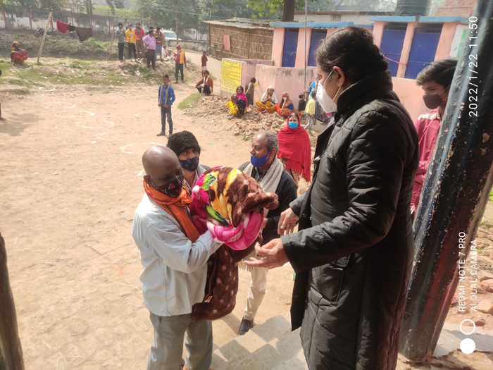 Distribution of Blankets